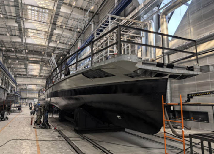 Российское классификационное общество продолжает техническое наблюдение за строительством речных электросудов