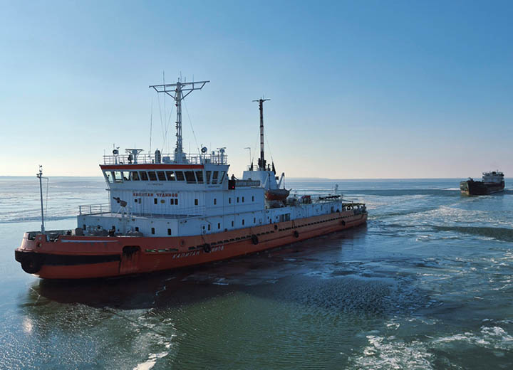 Ледоколы ФГУП «Росморпорт» завершили работу в Азовском и Каспийском бассейнах