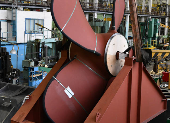 В Северодвинске досрочно изготовили гребной винт для ледокола