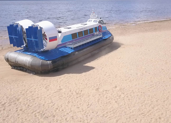 Судоверфь «Парящие машины» завершила постройку двух судов на воздушной подушке для островного поселка на Селигере