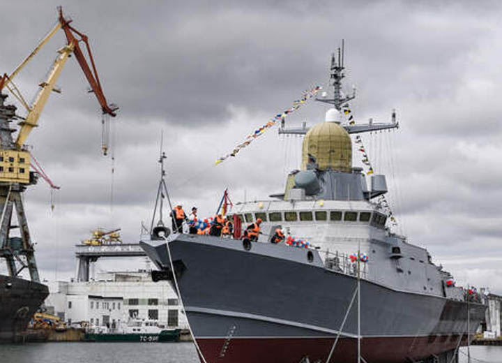 В "Ак Барс" сообщили об испытаниях малого ракетного корабля "Аскольд" проекта 22800