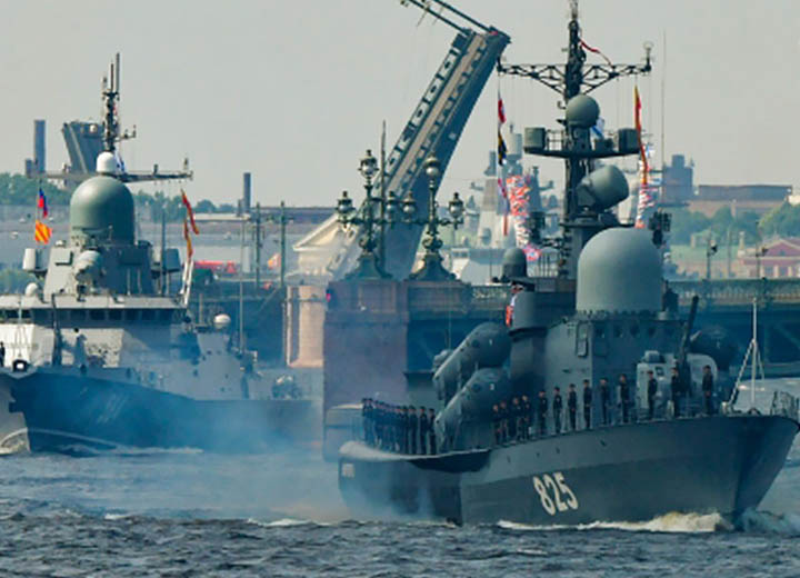 Главный военно-морской парад состоится в Санкт-Петербурге в День ВМФ