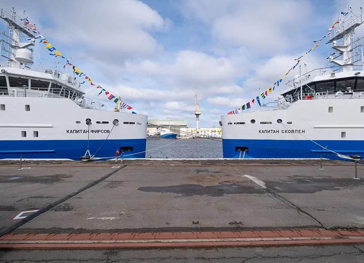 Под техническим наблюдением РС за 2025 год построены 45 судов