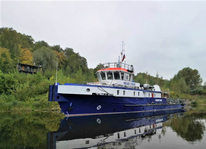 В Нижегородской области сдано четвертое обстановочное судно проекта 3052 серии для бассейновых администраций РФ