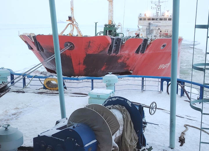 ЦНИИМФ получил патент на способ определения пригодности судна к буксировке вплотную за ледоколом