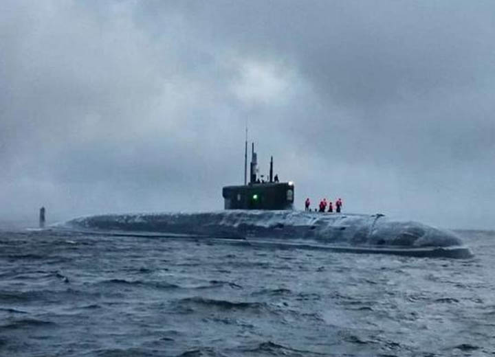 Подводный стратег "Генералиссимус Суворов" проходит испытания в Баренцевом море