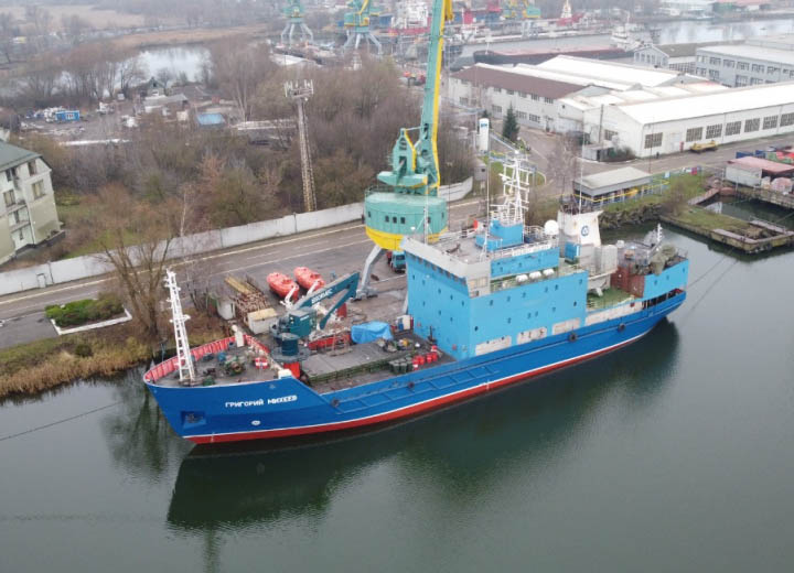Модернизация научно-исследовательского судна "Григорий Михеев" завершена
