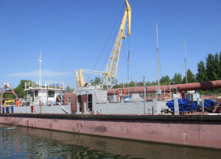 Завершено строительство несамоходного земснаряда проекта RDB.66.65
