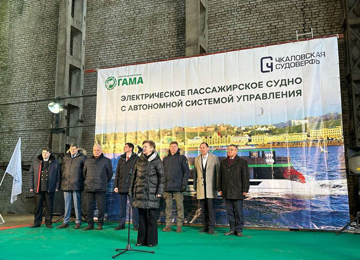 Автономное прогулочное электросудно проекта ПКС-40 «Сура 2.0» заложили в Нижегородской области