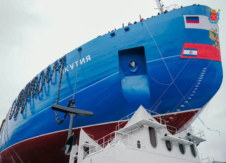 Проведение ходовых испытаний ледокола "Якутия" запланировано на конец 2024 года