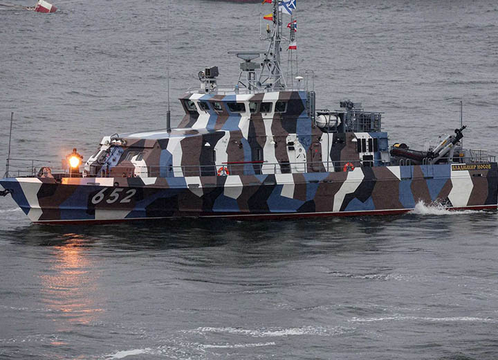 Учение по уничтожению БПЛА и безэкипажных катеров проведено в Балтийском море