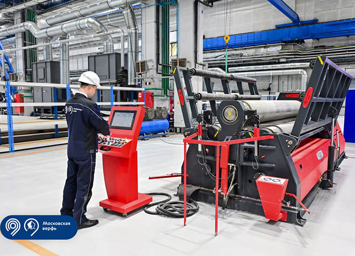 На Московской верфи завершили сборку и сварку блоков корпусов двух электрических судов проекта «Москва 1.0»