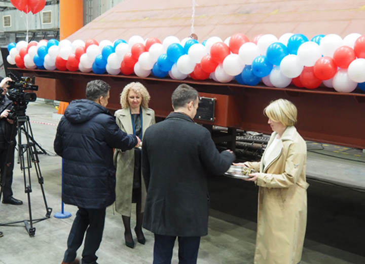 Заложена грунтоотвозная шаланда «Азовская-4» для Азово-Черноморского бассейна