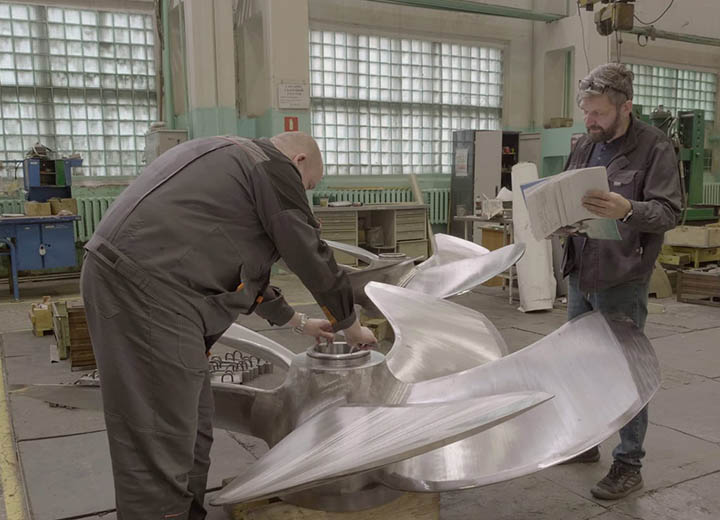 Предприятие ОСК «Звездочка» изготовило винты для аварийно-спасательного судна «Певек»