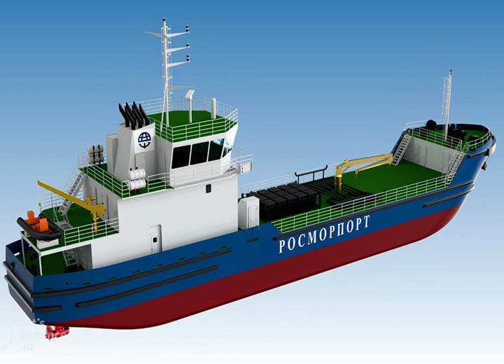 КБ «Ситех» разработало понтонную систему для перегона судна проекта RST 38 по Оке в Нижний Новгород