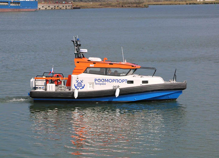 Новый гидрографический катер Росморпорта «Лот» выполнил первые промеры в акватории порта Темрюк