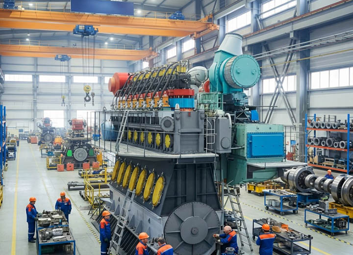 ОСК и Инжиниринговый Центр «Кронштадт» объединили усилия по разработке отечественного малооборотного судового двигателя