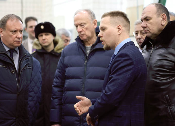 Помощник Президента России, председатель Морской коллегии РФ Николай Патрушев в Санкт-Петербурге посетил Концерн «Морское подводное оружие – Гидроприбор» – крупнейшее городское предприятие оборонной отрасли страны