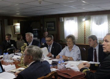 Заседание Межведомственной комиссии  по морскому культурному и историческому наследию  Морской коллегии при Правительстве Российской Федерации