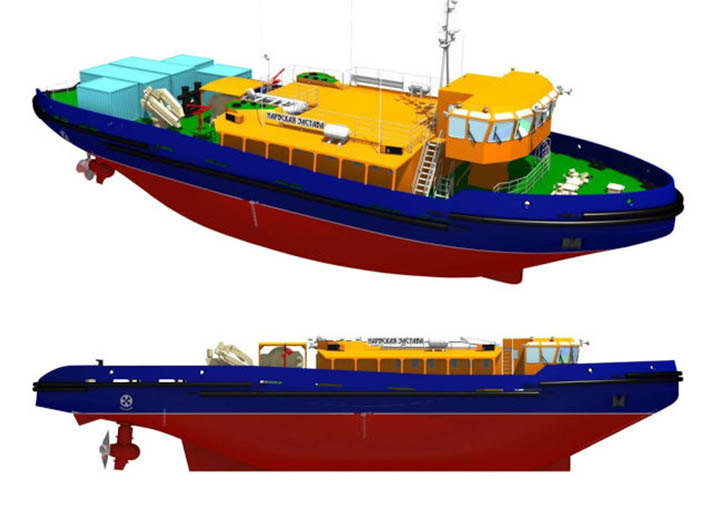Техническая готовность ледокольного буксира "Нарвская застава" превысила 40%