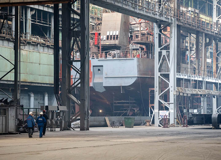 Основные судостроительные заводы Астраханской области загружены почти на два года вперед
