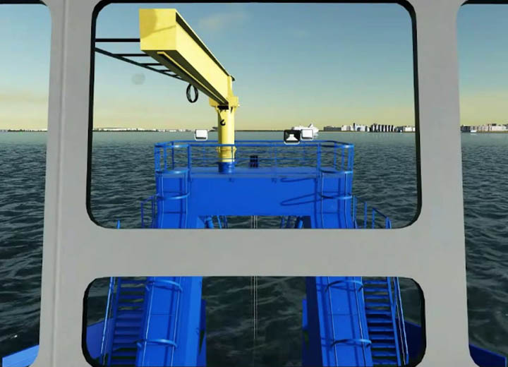 Разработана пилотная версия первого российского дноуглубительного тренажёрного комплекса