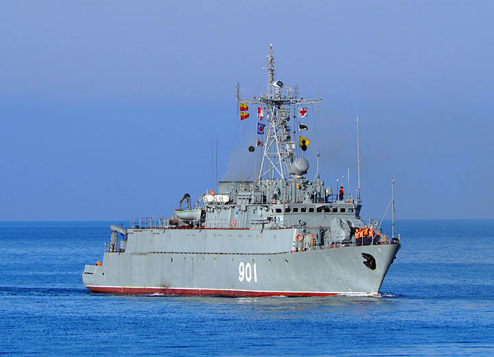 Тральные силы ЧФ завершили разминирование акватории Азовского моря