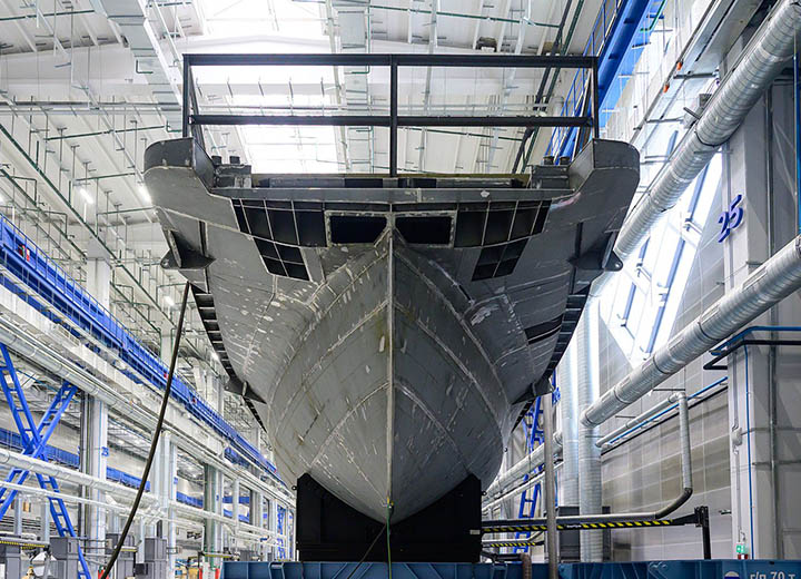 На Московской верфи идет строительство сразу четырех электросудов проекта «Москва 1.0»