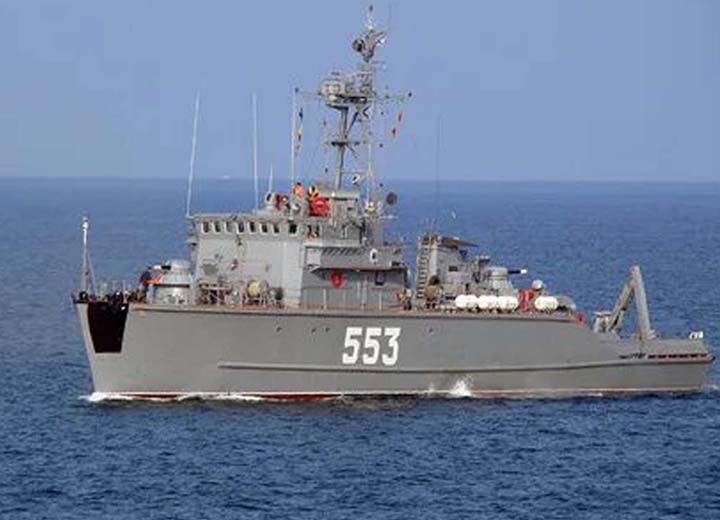 Базовый тральщик БТ-245 ТОФ успешно отработал задачи боевой подготовки в Японском море