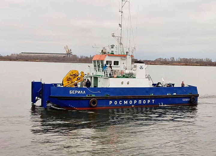 «Берилл» усилит флот ФГУП «Росморпорт»: новое судно обеспечения приступает к работе на ВКМСК