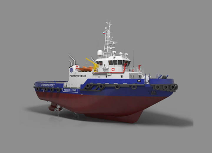 Буксир проекта NE060 для работы на СМП заложен на верфи в Керчи