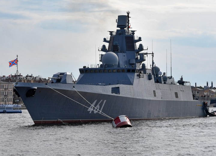 Новейший фрегат "Адмирал Головко" планируют передать ВМФ РФ в 2022 году