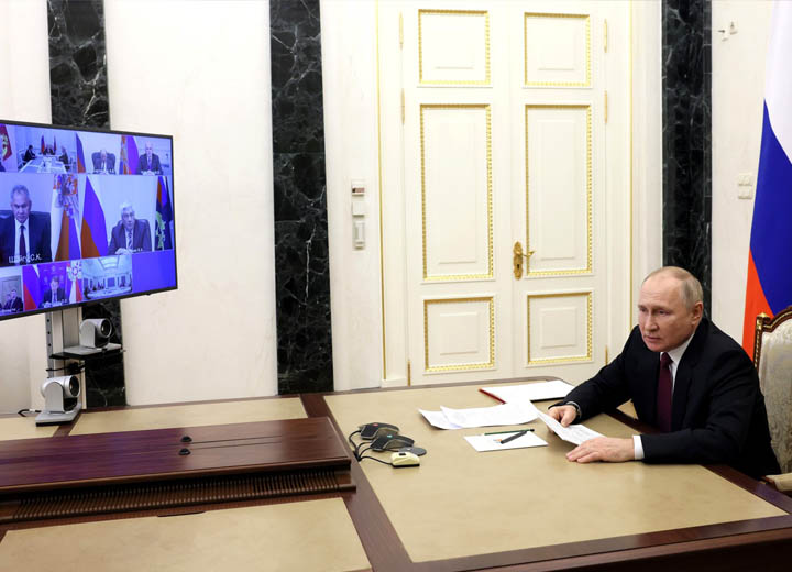 Владимир Путин провел совещание с членами Координационного совета при Правительстве по обеспечению потребностей ВС РФ
