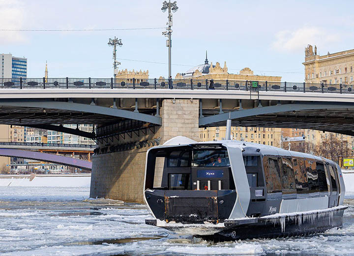 В Москве к зимней навигации подготовлен речной электротранспорт