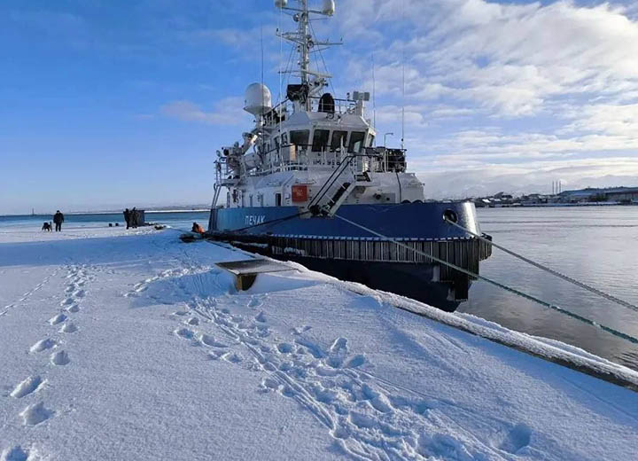 Арктический буксир «Печак» будет осуществлять ледовые проводки в порту Усть-Камчатск